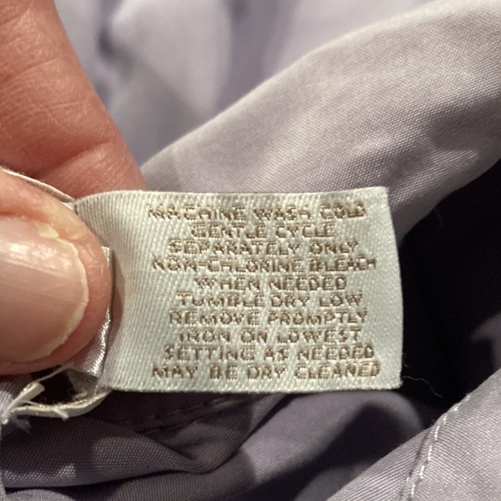 Chico's lavender Button-Front Utility Jacket - Picture 5 of 15